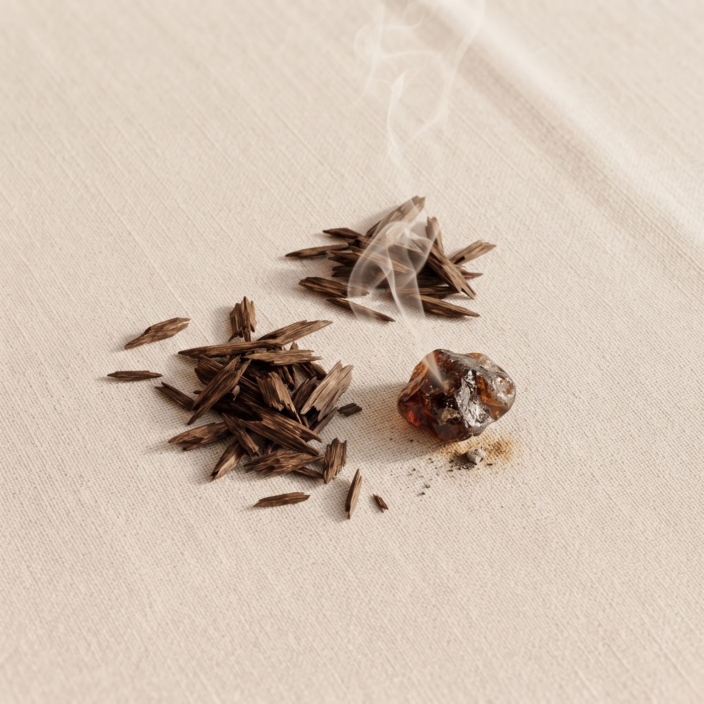 Madeira escura e oud